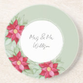 Waterverf met de hand geschilderd voor Kerstmis Po Zandsteen Onderzetter (Voorkant)