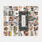 Waterverf met elegant 38 foto moderne familie fleece deken (Voorkant (Horizontaal))