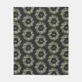 Waterverf met elegante wintervluchten op maat fleece deken (Voorkant)