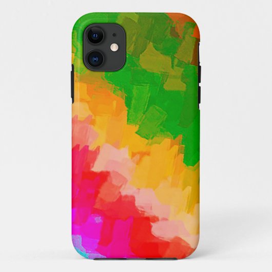Waterverf met gekleurde Abstracte achtergrond #7 Case-Mate iPhone Case (Achterkant)