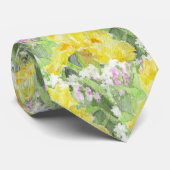 Waterverf met gele talkbeaardde iris stropdas (Opgerold)