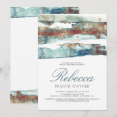 Waterverf met gemiddelde doorsnede kaart (Voorkant / Achterkant)