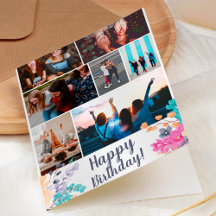 waterverf met gevarieerd wild verjaardagscrens 7 f