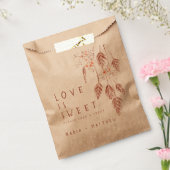 Waterverf met grasbessen bedankzakje (Gezegeld)