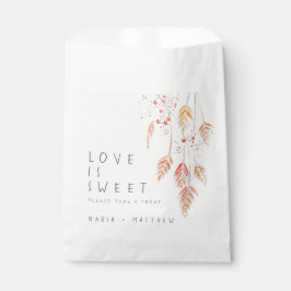 Waterverf met grasbessen bedankzakje