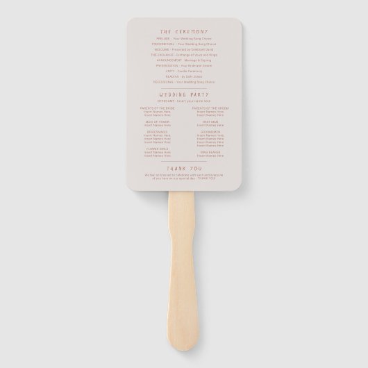 Waterverf met grasbessen handwaaier (Achterkant)