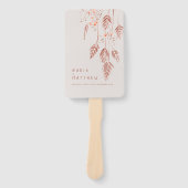 Waterverf met grasbessen handwaaier (Voorkant)