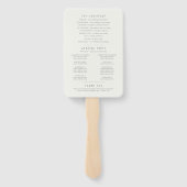 Waterverf met grasbessen handwaaier (Achterkant)