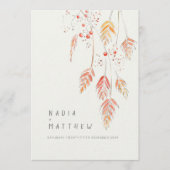 Waterverf met grasbessen programmakaart (Voorkant)