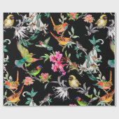 Waterverf met hand getekend naadloos patroon met t cadeaupapier (Vlak)