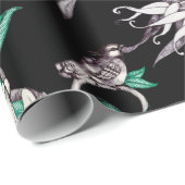 Waterverf met hand getekend naadloos patroon met t cadeaupapier (Rol Hoek)