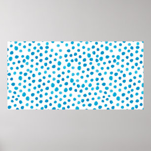 Waterverf met hand getrokken trendpatroon met mode poster