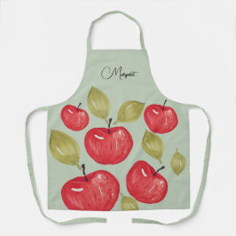 Waterverf met handbeschilderd papier voor Apple Pa Schort