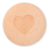 Waterverf met hart keramische knop (Voorkant)