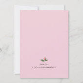 Waterverf met hedendaagse uitnodiging (Achterkant)