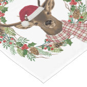 Waterverf met hertenkop korte tafelloper (Hoek)