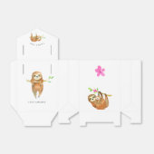 Waterverf met het thema Baby shower Bedankdoosjes (Uitgevouwen)