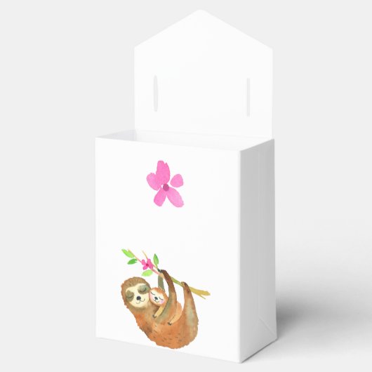 Waterverf met het thema Baby shower Bedankdoosjes (Geopend)