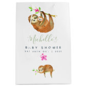 Waterverf met het thema Baby shower Medium Cadeauzakje (Voorkant)