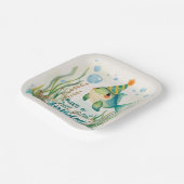 waterverf met het thema Verjaardag van de Gevist g Papieren Bordje (Gebogen)