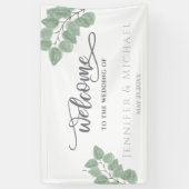 Waterverf met kalligrafie spandoek (Verticaal)
