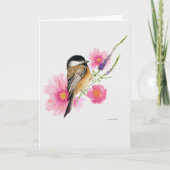 Waterverf met kapotte kip kaart (Voorkant)