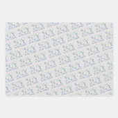 Waterverf met kerstcadeautjes Wintergroen Inpakpapier Vel (Voorkant 2)