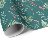 Waterverf met kerstgroen rood flesjes donkergroen cadeaupapier (Rol Hoek)