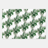 Waterverf met kersthand, roze Berries Inpakpapier Vel (Voorkant 2)