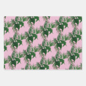 Waterverf met kersthand, roze Berries Inpakpapier Vel (Voorkant)