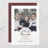 waterverf met kerstkaart (Voorkant / Achterkant)