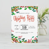 Waterverf met kerstmanbrief kaart (Staand voorkant)