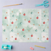 Waterverf met kerstmis GoldI-ontwerp 20 Tissuepapier (Craft)