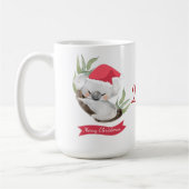 Waterverf met Kerstmis Koala  Koffiemok (Links)