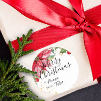 Waterverf met Kerstmis naar en van