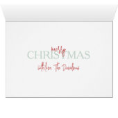 Waterverf met kersttaart Rood feestelijk Ornament (Binenzijde Horizontaal (Onderkant))