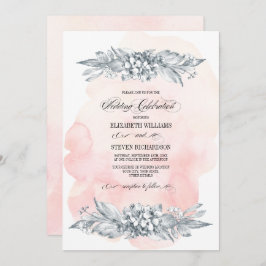 Waterverf met kettingbloemen kaart