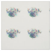 Waterverf met klapjes abstracte verf stof (Swatch)