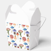 Waterverf met kleurrijke paddenstoelen bedankdoosjes (Open)