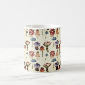 Waterverf met kleurrijke paddenstoelen koffiemok (Center)