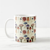 Waterverf met kleurrijke paddenstoelen koffiemok (Links)