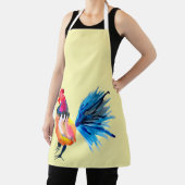 Waterverf met kleurrijke rooster schort (Insitu)