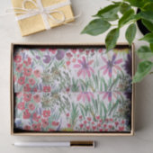Waterverf met kleurrijke trillingen Floral botanic Tissuepapier (Geschenk)