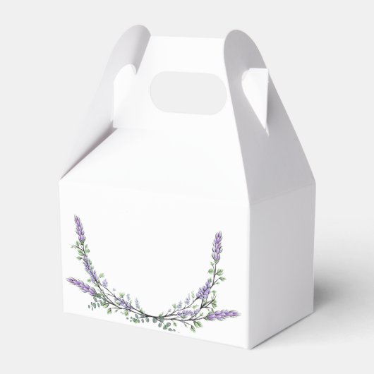 Waterverf met lavendel en eucalyptus bedankdoosjes (Achterkant)