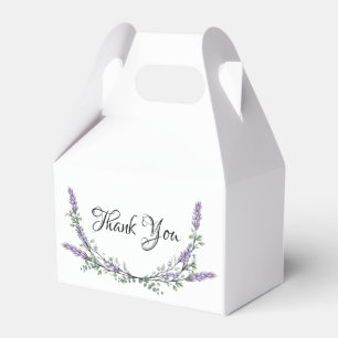 Waterverf met lavendel en eucalyptus bedankdoosjes