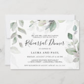 Waterverf met lichte haaruitval Botanische repetit Kaart (Voorkant)