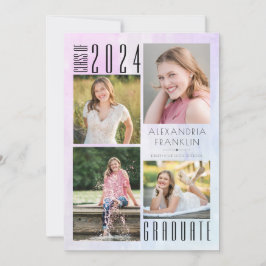 Waterverf met meerdere kleuren Uitwas 4 Foto-Afstu Aankondiging