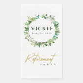 Waterverf met  met grote adem servet (Voorkant)