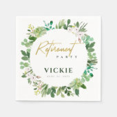 Waterverf met  met grote adem servet (Voorkant)