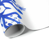 Waterverf met onmiddellijke verpakking Snowflakes Cadeaupapier (Rol Hoek)